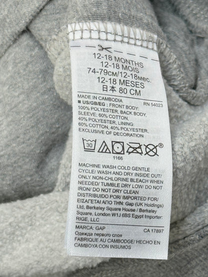 Baby Gap Owl Sweatshirt Size 12-18M