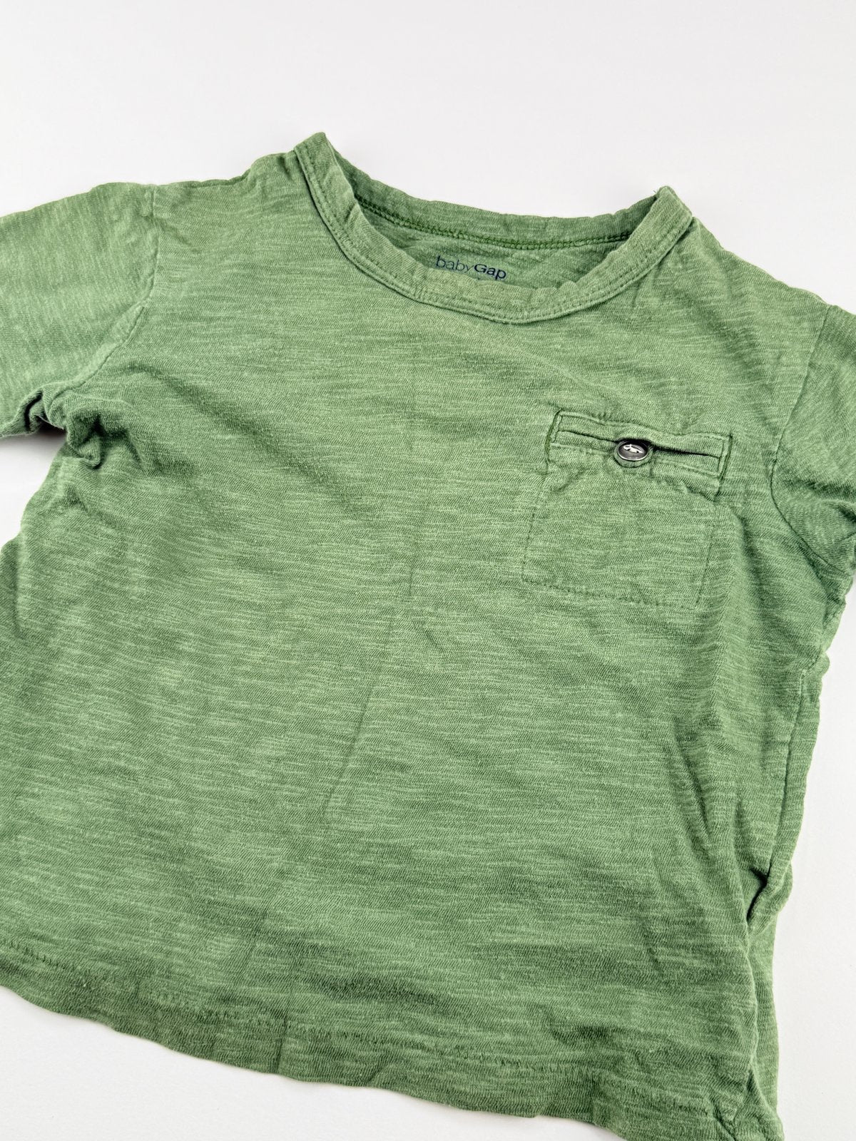Baby Gap Green Pocket T-Shirt 18-24M