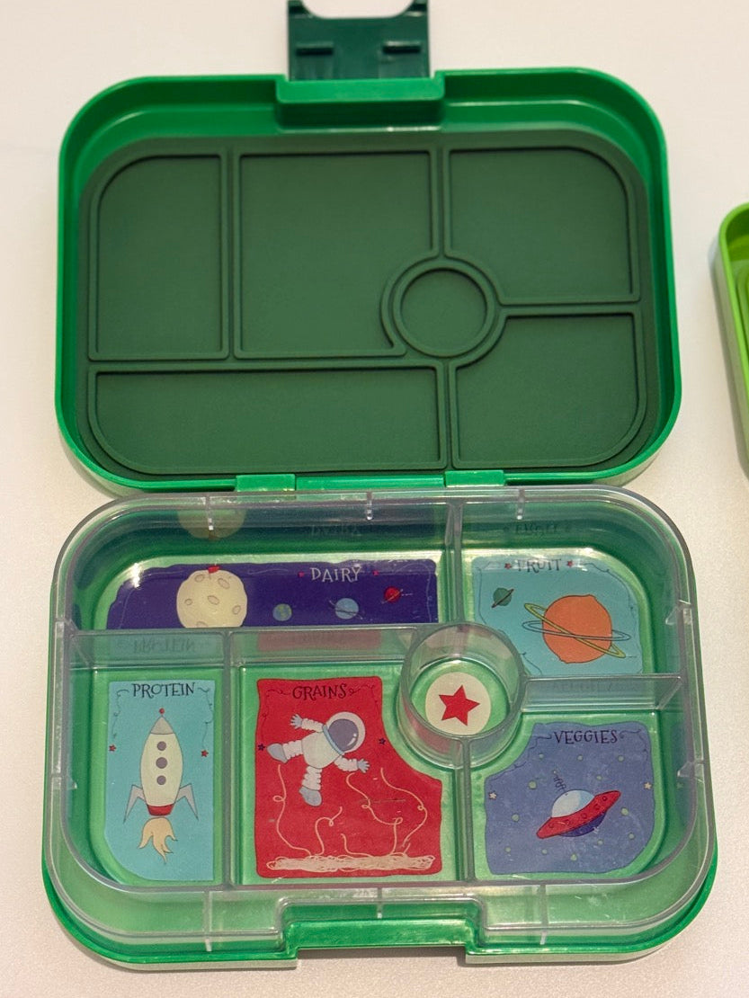 Yumbox Original & Snack Green Bento Box Set