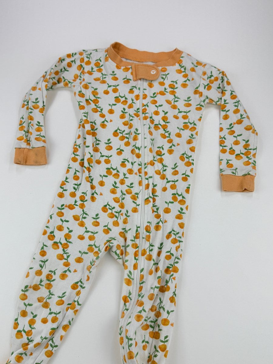 Burt's Bees Baby Floral Sleeper 12M