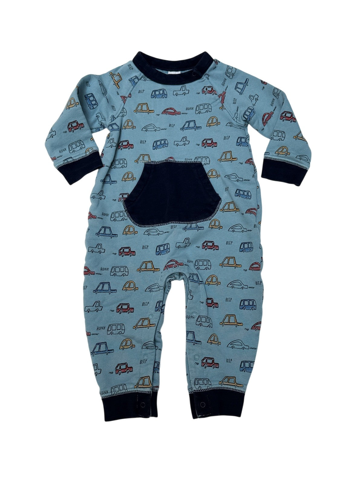 Baby Gap Car Print Footless Sleeper 12-18M