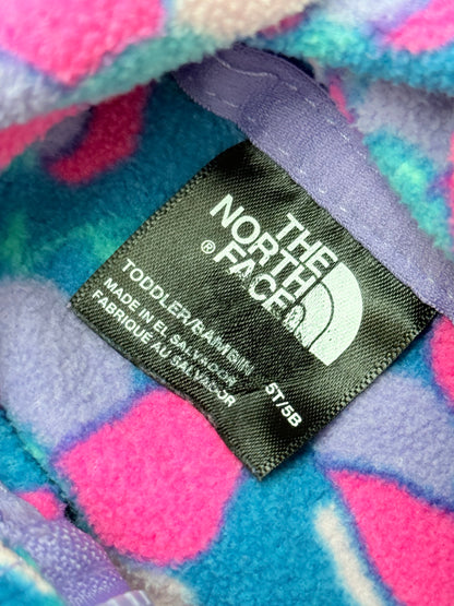 The North Face Floral Fleece Zip Hoodie 5T