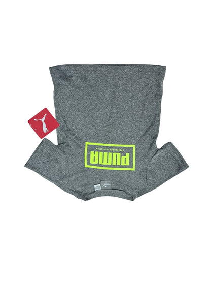 NWT - Puma Gray Heathered Logo T-Shirt 18M