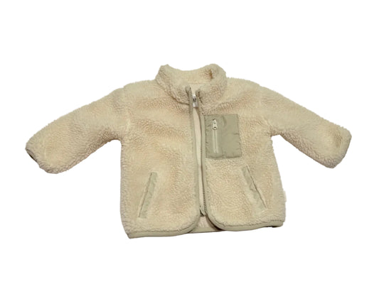 Gap Cream Sherpa Fleece Jacket 12-18m