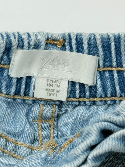 Zara Light Wash Denim Jeans 4T