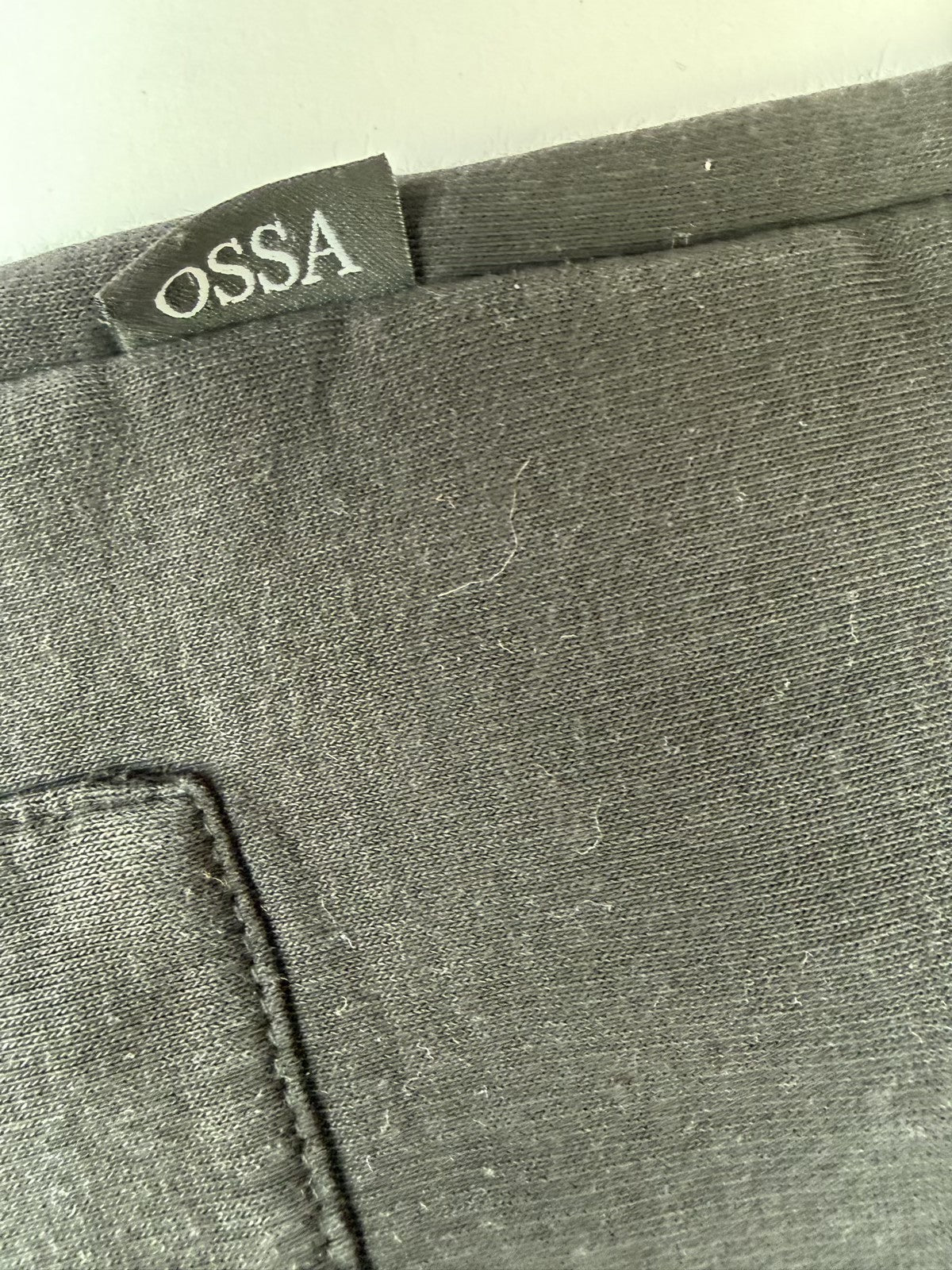 OSSA Black Hooded Zip Romper Size 3-4Y