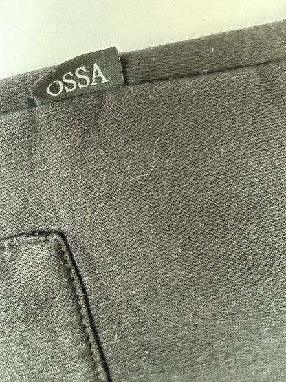 OSSA Black Hooded Zip Romper Size 3-4Y