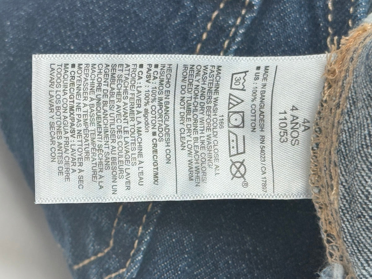 Old Navy Workwear Denim Overalls 4T