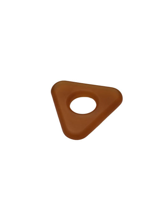 Amber Triangle Shape Button/Bead Accessory