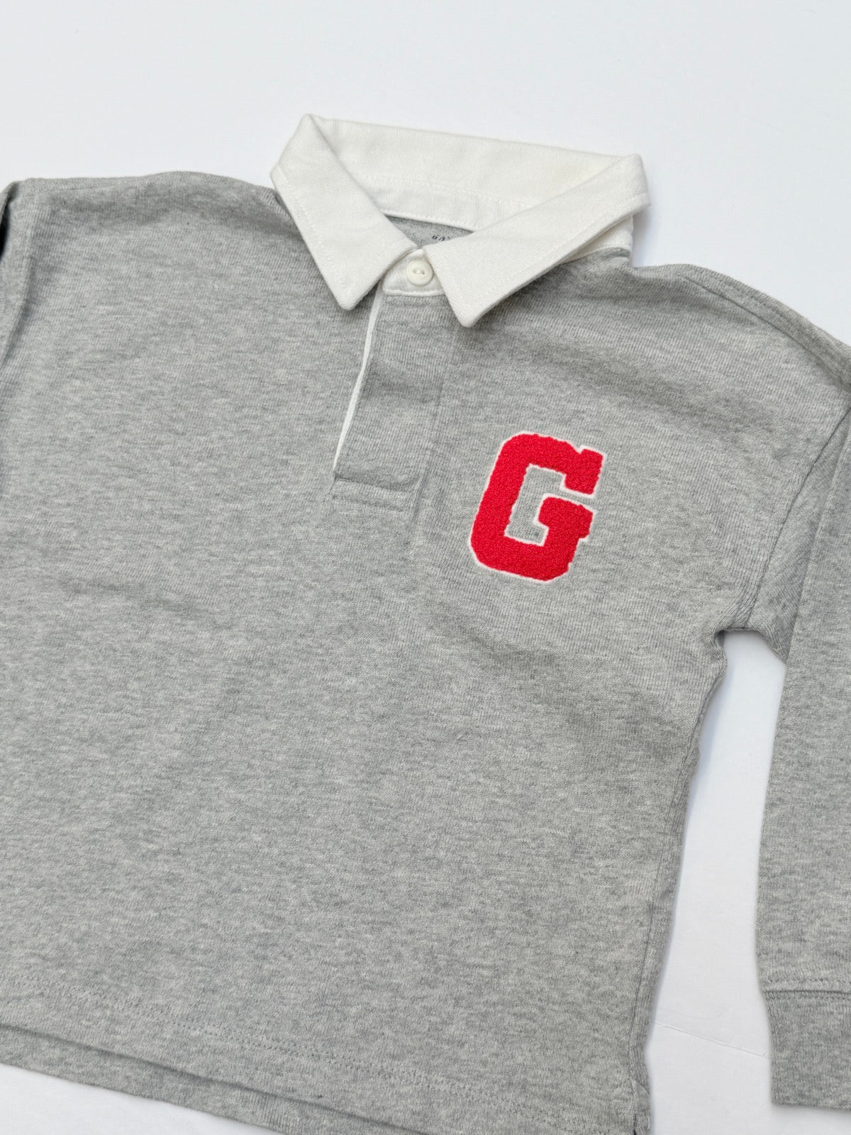 Baby Gap Grey Rugby Polo Shirt 3T