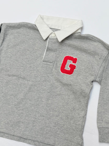 Baby Gap Grey Rugby Polo Shirt 3T