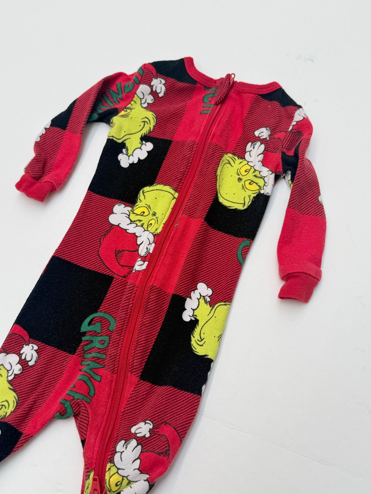 The Grinch Footed Sleeper 3-6M