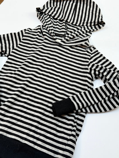 Mini Mioche Striped Hoodie Size 5 6