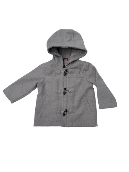 Old Navy Gray Duffle Toggle Coat 18-24M