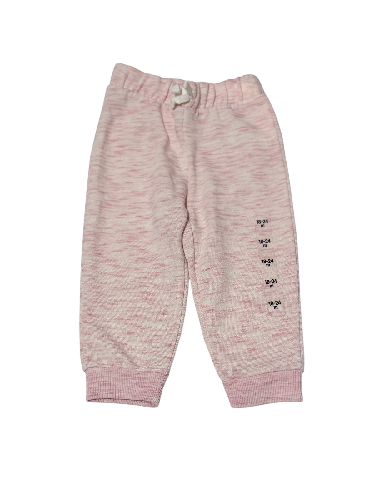 NWT - The Children's Place Pink Marled Joggers 18-24M