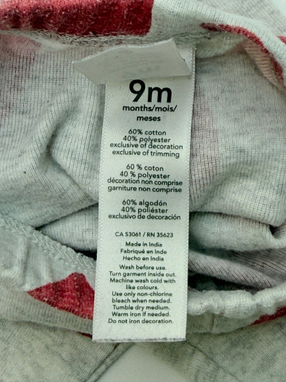 Carter's Heart Print Leggings 9M