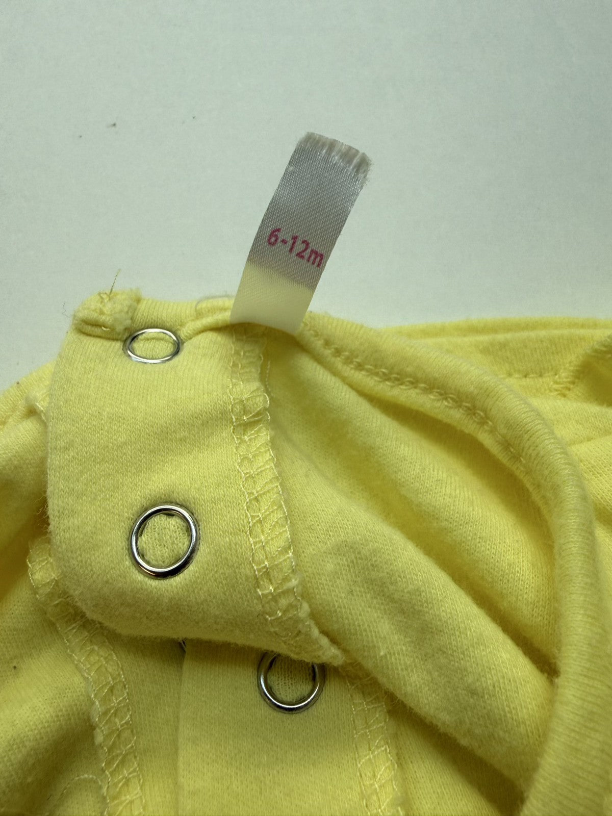 Mini Moi Yellow Heart Flutter Sleeve Top 6-12m