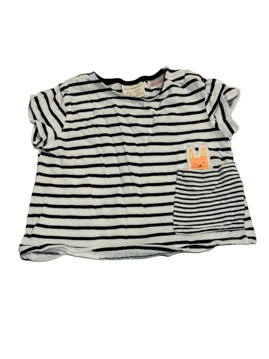 Zara Baby Girl Striped T-Shirt 9-12m