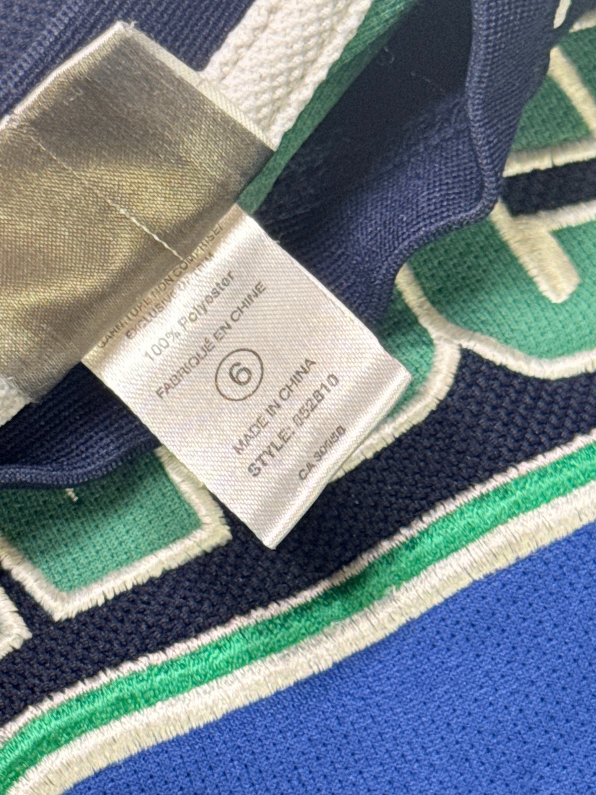 Mighty Mac Vintage Vancouver Canucks Crew Neck Sweatshirt Size 6