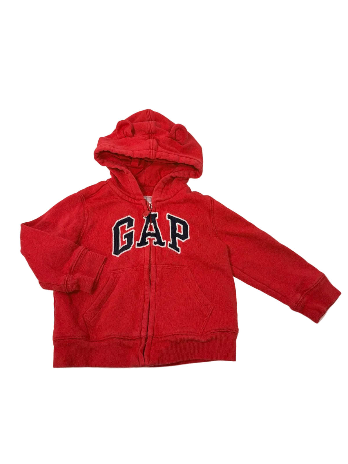 Baby Gap Red Zip Hoodie 18-24m