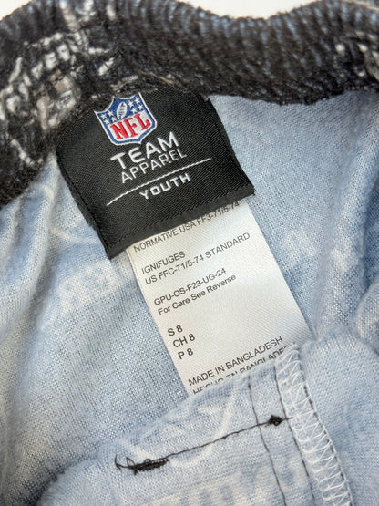 NFL Raiders Pajama Pants Youth Size 8