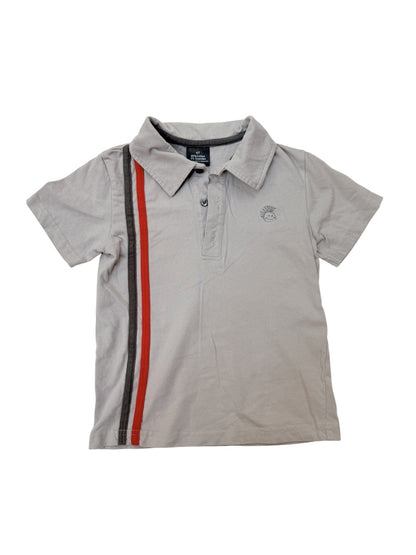 Playtime Gray Polo Shirt 4T