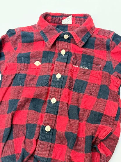 Baby Gap Buffalo Plaid Flannel Shirt 18-24M