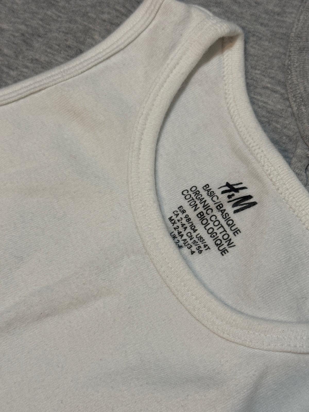 H&M Basic Tank Top 2-Pack Size 2-4y