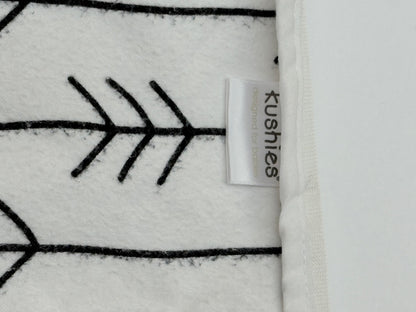 Kushies Arrow Print Flannel Baby Blanket