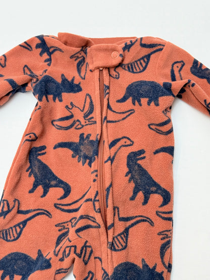 Carter's Dinosaur Fleece Footed Sleeper Preemie 0M
