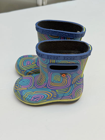 Bogs Skipper II Cloud Rain Boot Girls Size 4