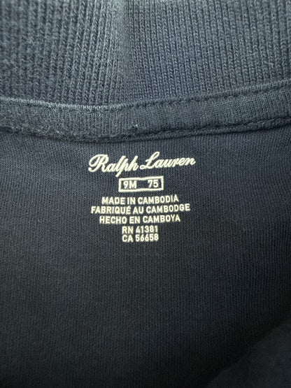 Ralph Lauren Navy Polo Shirt 9M