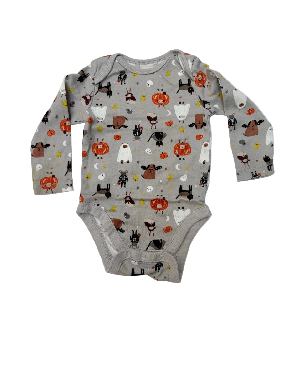 Old Navy Cute Animal Halloween Print Bodysuit 6-12M