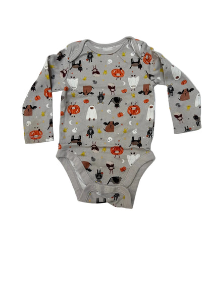 Old Navy Cute Animal Halloween Print Bodysuit 6-12M