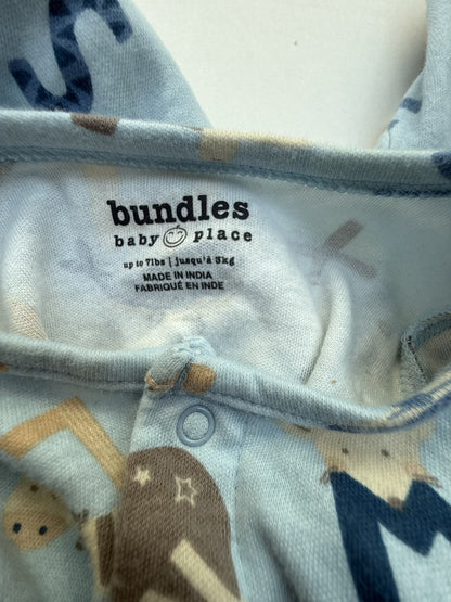 Bundles Baby Place ABC Animals Sleeper Up To 7lbs