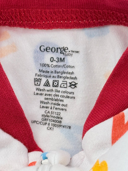 Old Navy & George Sleeper 3-Pack 0-3M