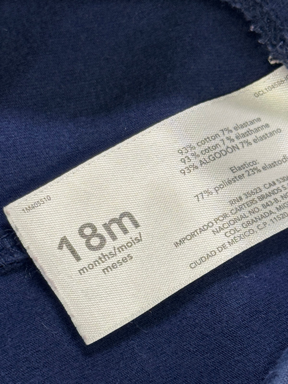 Carter's Navy Blue Leggings 18m