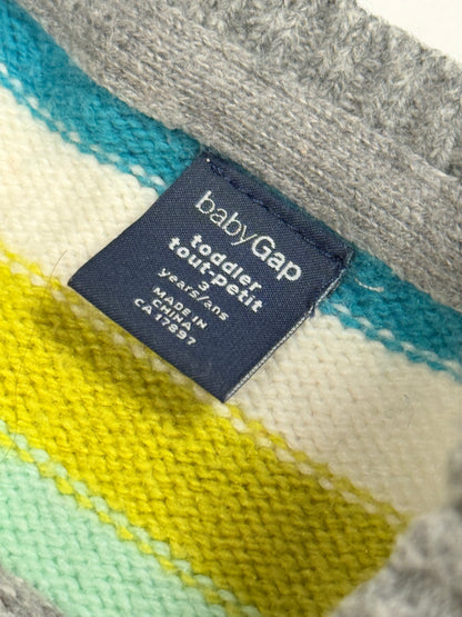 Baby Gap Multicolor Stripe Knit Sweater 3T