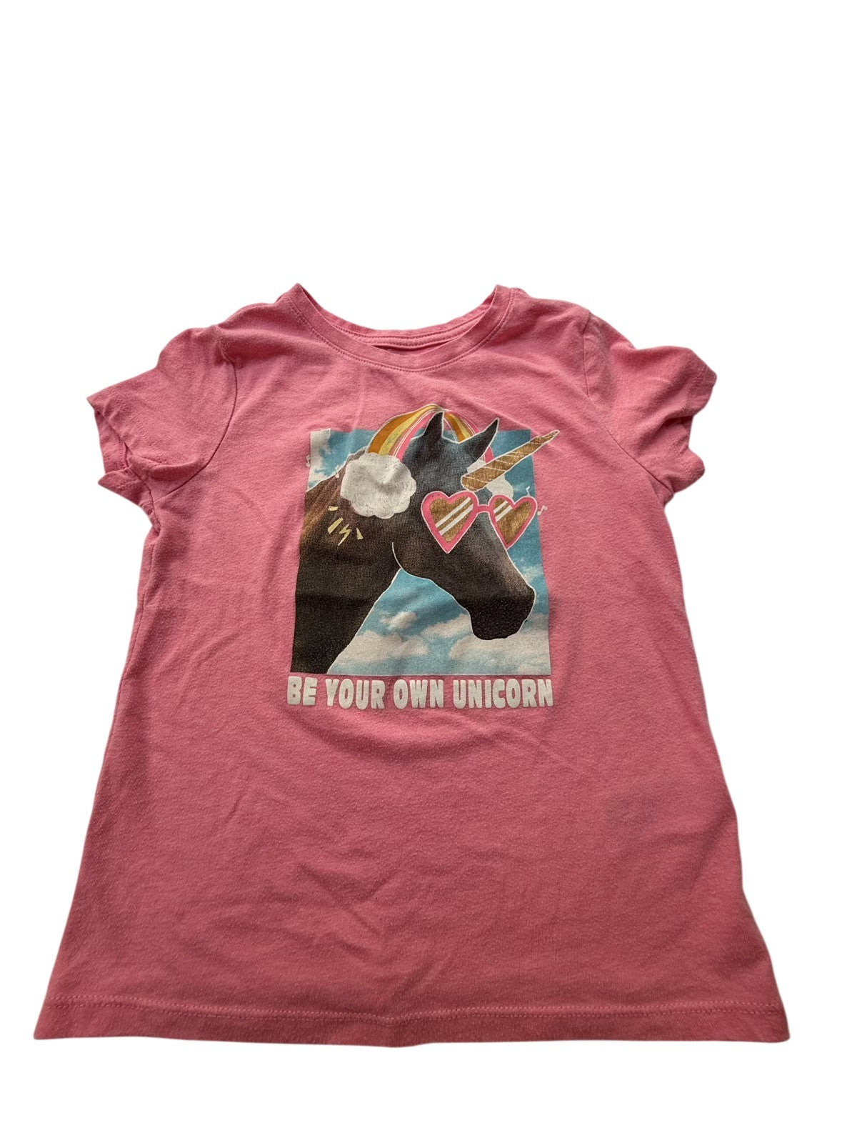 Old Navy Be Your Own Unicorn Tee Size S 6-7