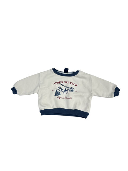Chickpea Après Ski Club Sweatshirt 3-6M