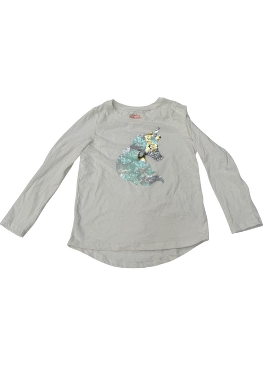 Cat & Jack Sequin Unicorn T-Shirt Size 8