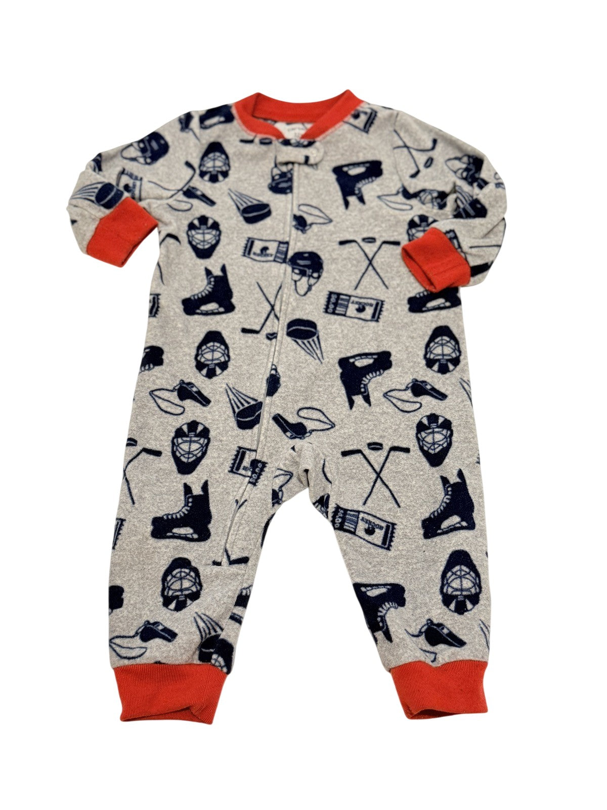Carter's Hockey Print Sleeper 12M