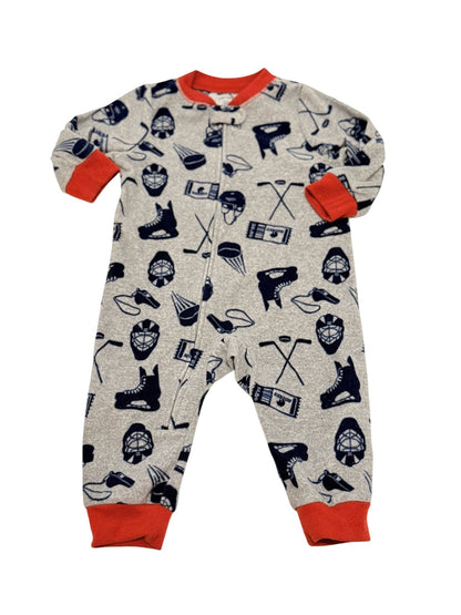 Carter's Hockey Print Sleeper 12M