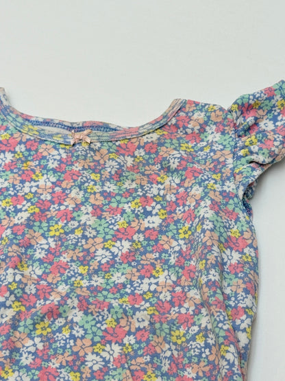 Carter's Floral Flutter Sleeve Top 24M
