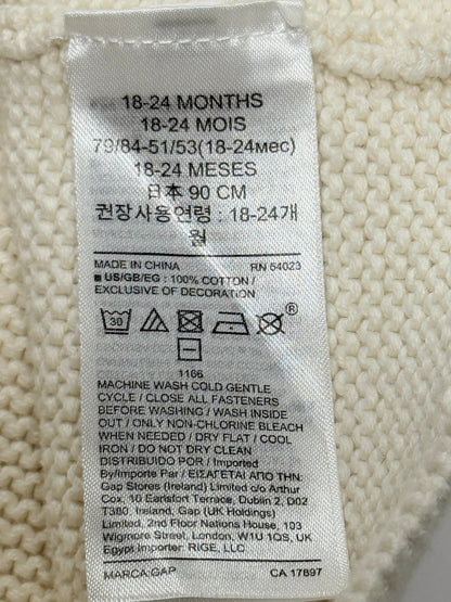 baby Gap Unicorn Hooded Cardigan 18-24M