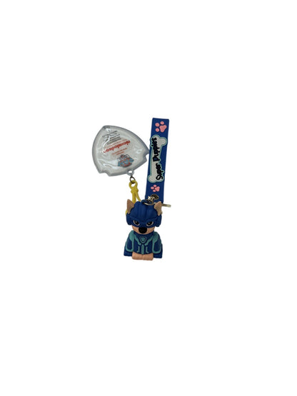 PAW Patrol Chase Mighty Pups Keychain Figure