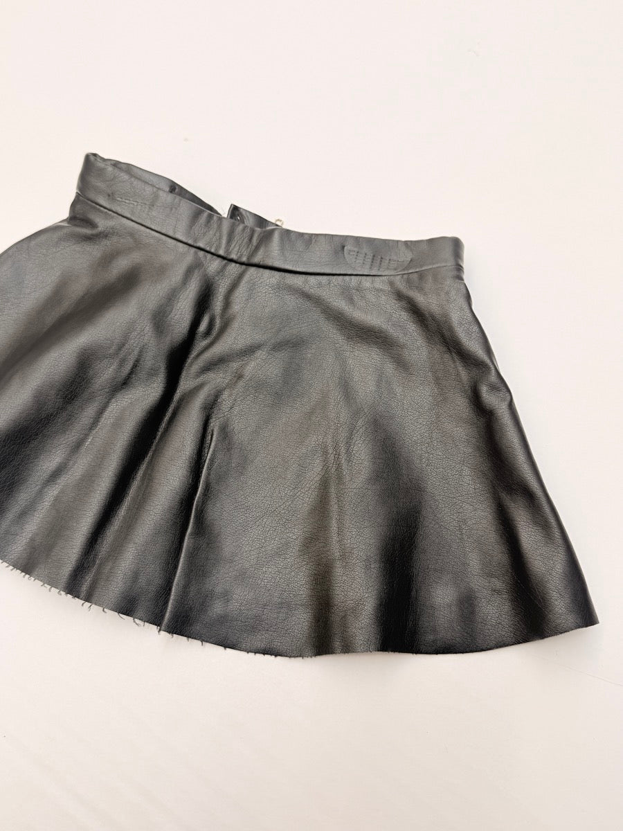 H&M Faux Leather Skirt Size 3-4Y
