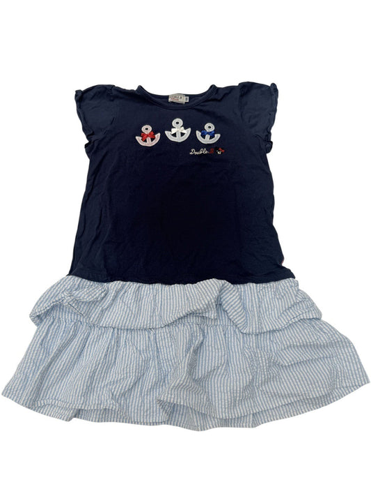 Double.B MikiHouse Anchor Nautical Dress Size 8
