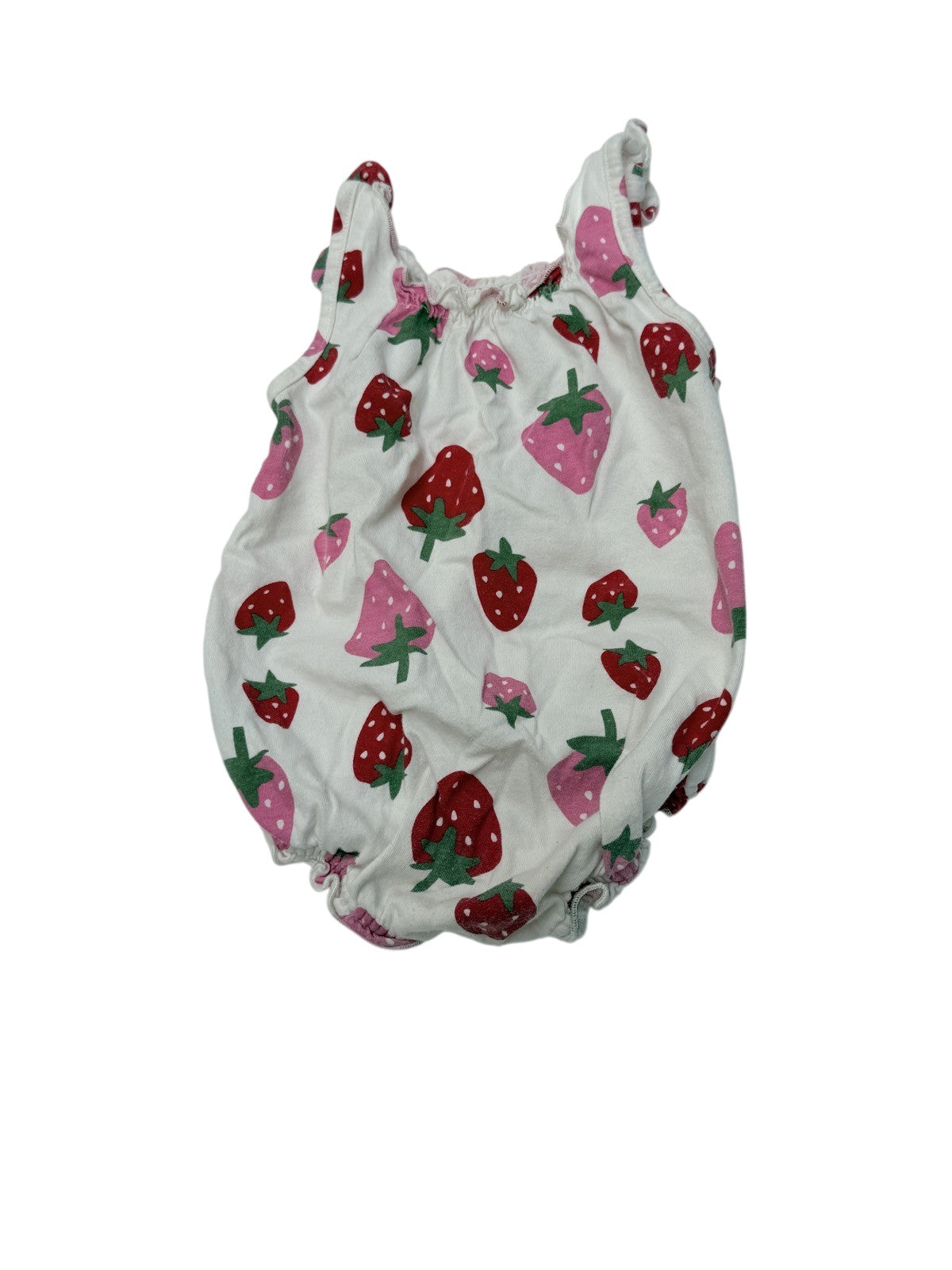 Old Navy Strawberry Print Romper 12-18M