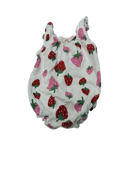 Old Navy Strawberry Print Romper 12-18M